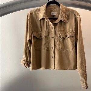 Universal Thread Khaki Button-Up Shirt